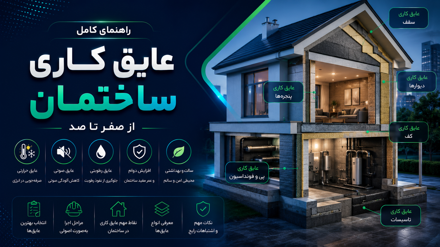 عایق کاری ساختمان